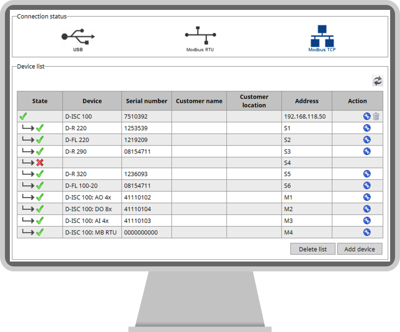 A computer monitor showing Durag software